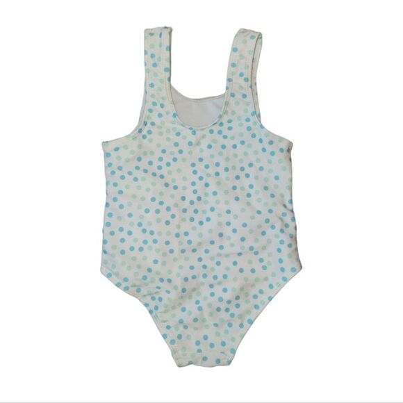 NWOT Wetsuit Club Polkadot Pink Flamingo Girl Swimwear Swimsuit Bathing Suit 18M - Picture 4 of 8